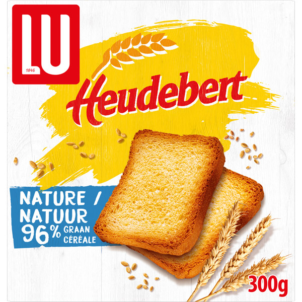 Biscottes naturels Heudebert 2x150g