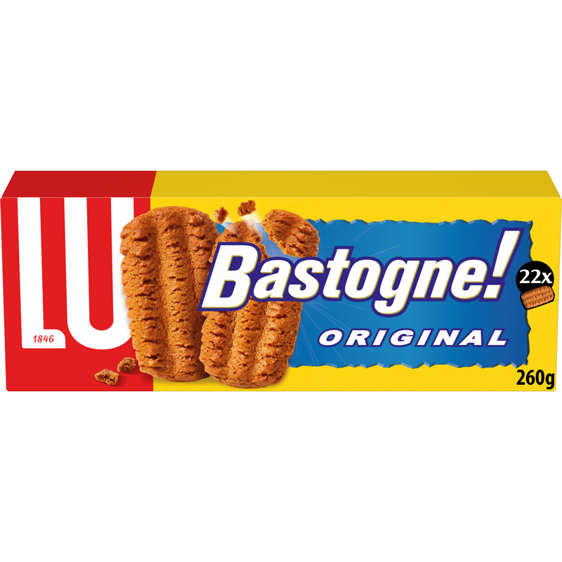 Koekjes met candijpoeder Bastogne 260g