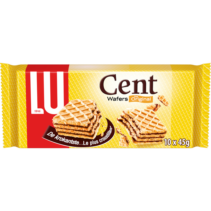 Koekjes Cent wafers ind.45gx10