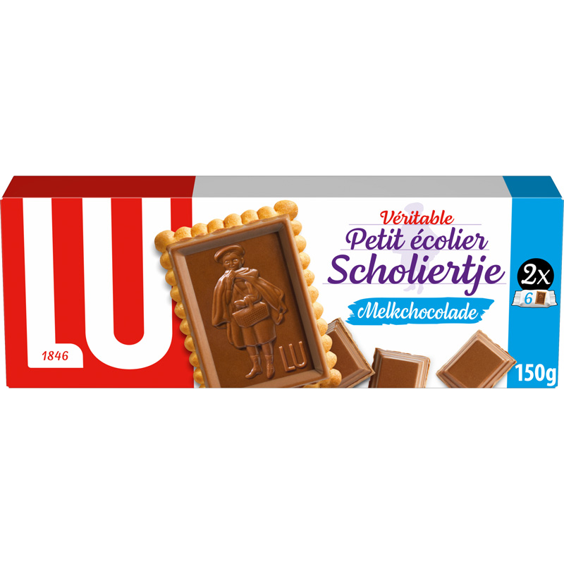 Biscuits Petit Ecolier choco lait 150 g