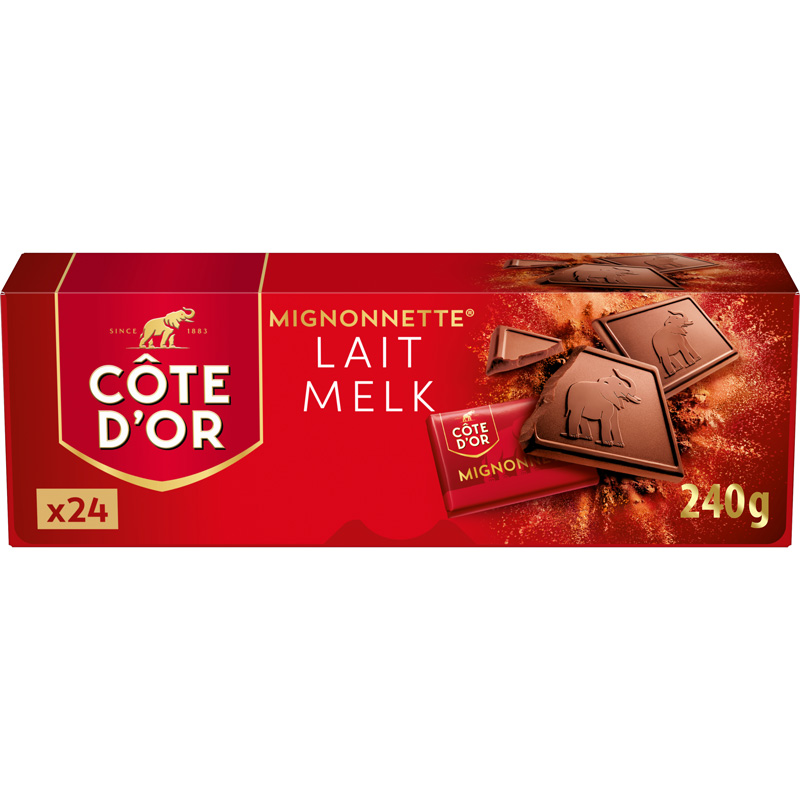 Mignonnette chocolat au lait 240g