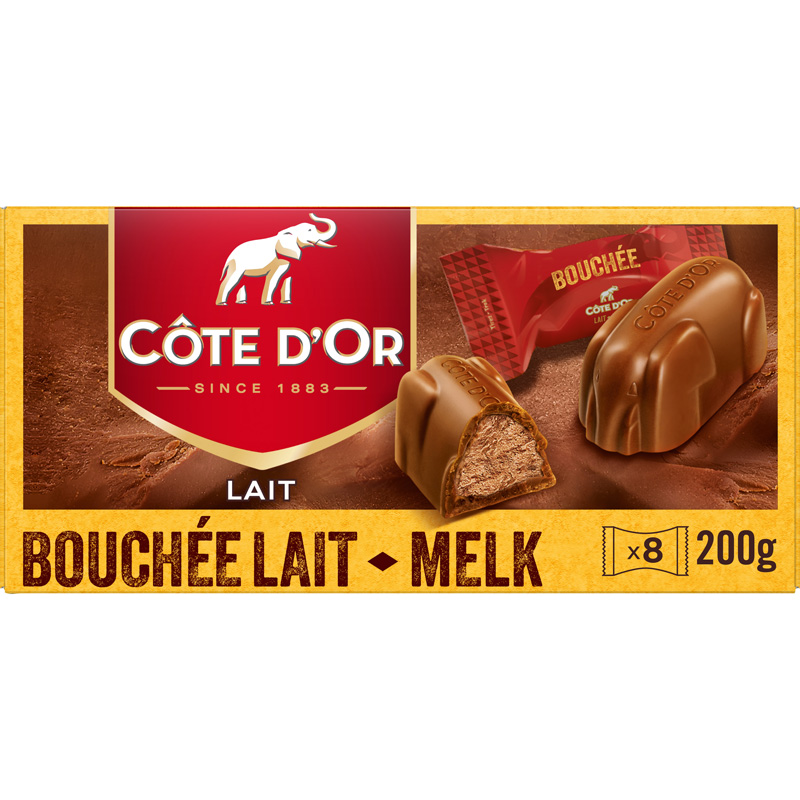 Bouchée melkchocolade 25gx8