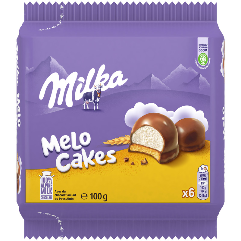 Melo-cakes 6st 100g