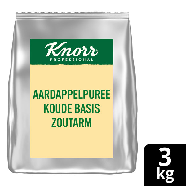 Aardappelpuree vlok.koude basis zoutarm(17kg)3kgx4