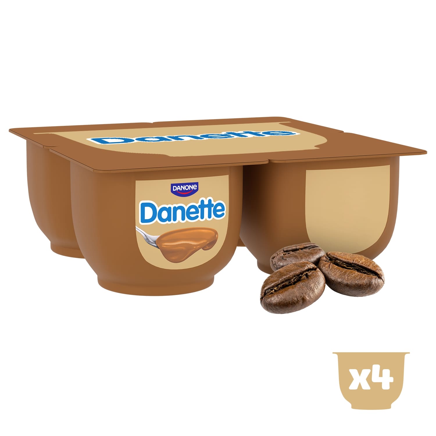 Danette expresso 125gx4