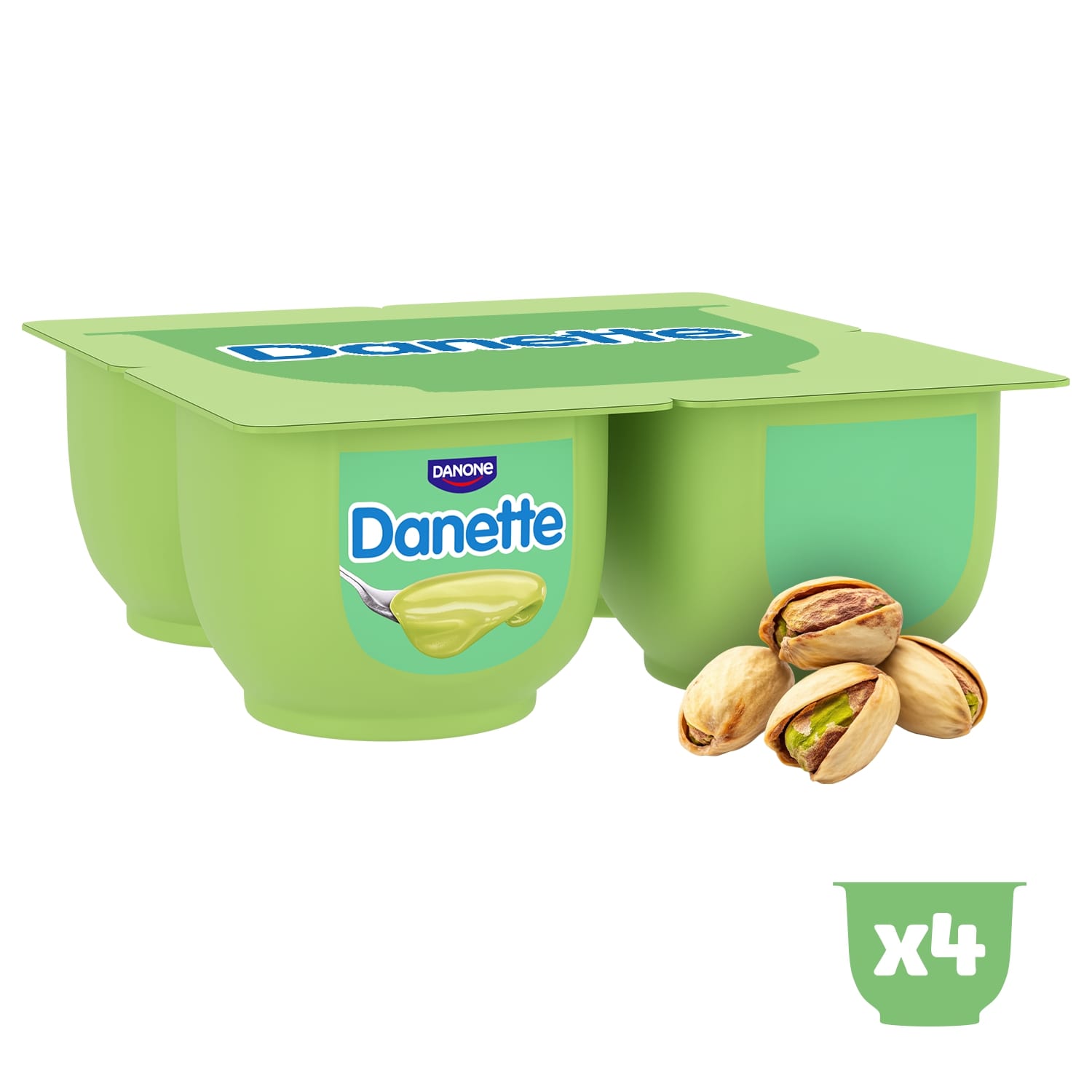 Danette pistache 125gx4