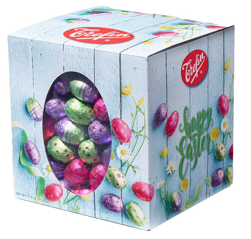 Oeufs de Pâques box assortiment (200p) 2kg