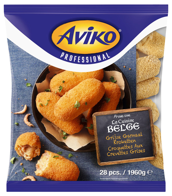 Artisanale garnaalkroketten 70g 28st 1,96kg
