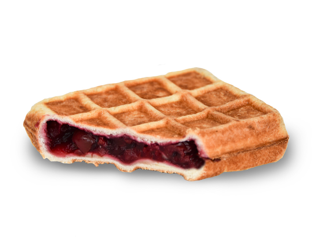 Gaufre aux cerises 80gx48