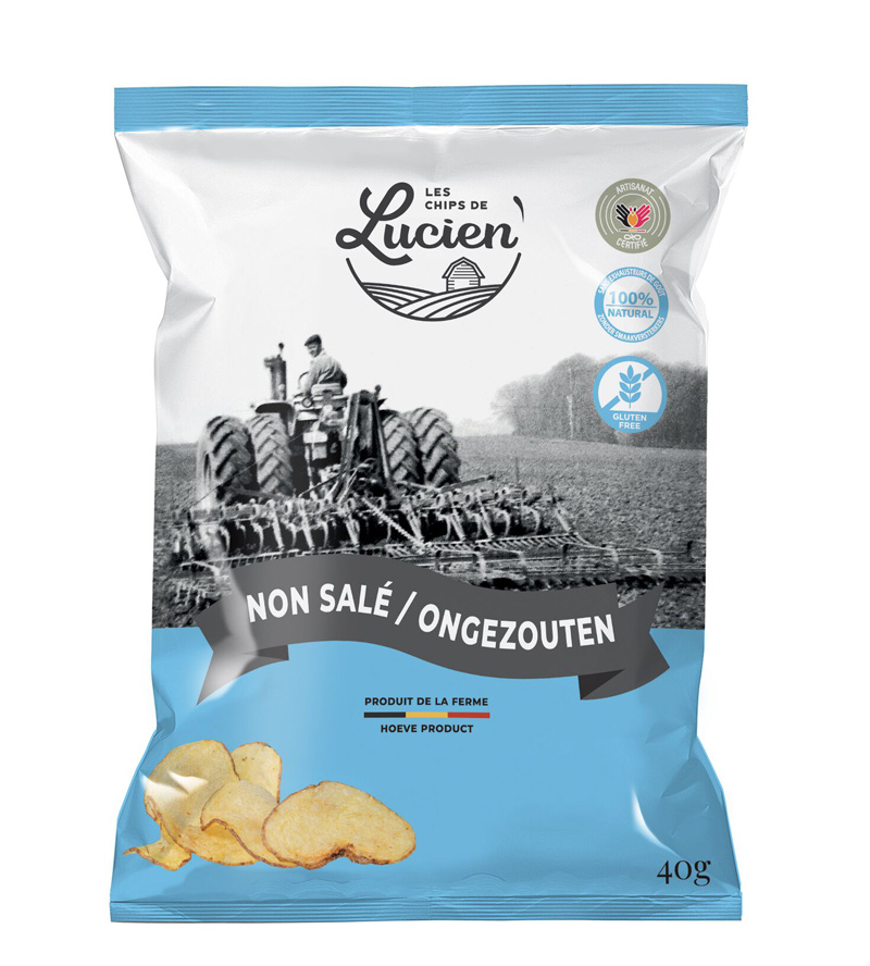Chips ongezouten 40g