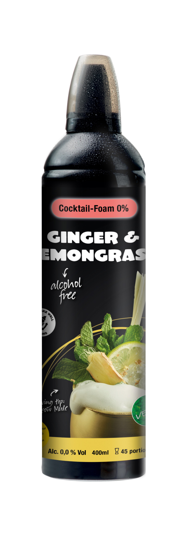 Cocktail foam ginger-lemongras 400ml