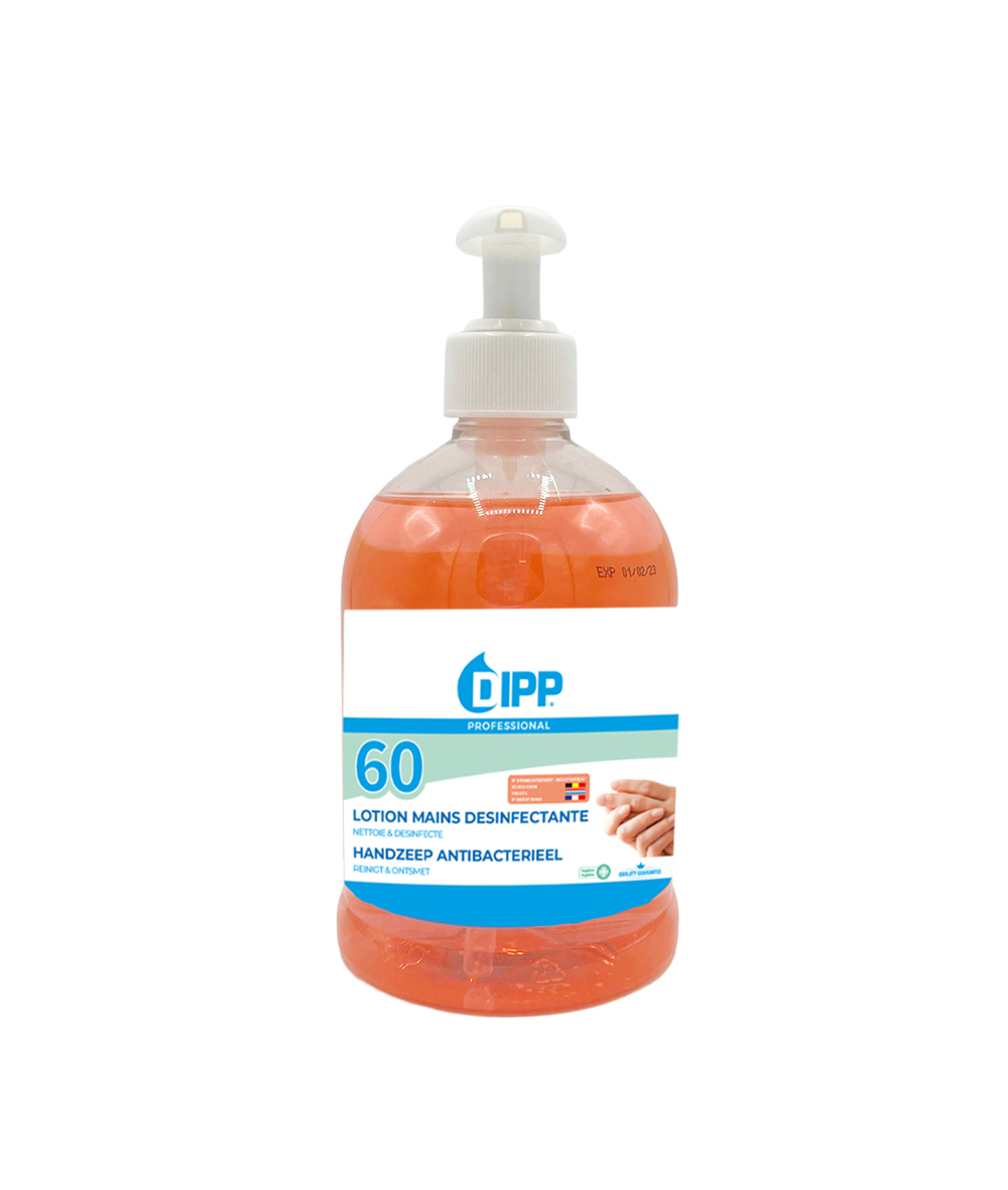 Handzeep antibacterieel met pomp (N°60) 500ml