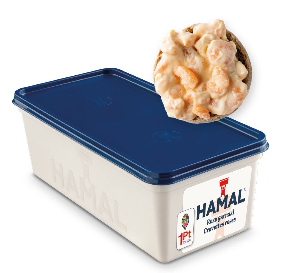 Garnaalsalade van roze garnalen 1kg