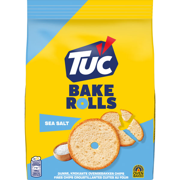 Tuc Bake Rolls zeezout smaak 150g