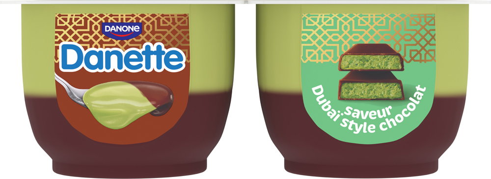 Danette Dubai pistache-chocolat 125gx4