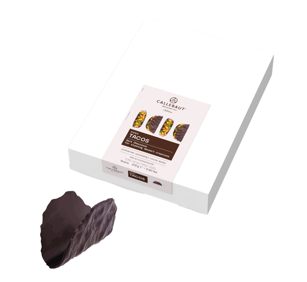 Taco chocolade puur 16st