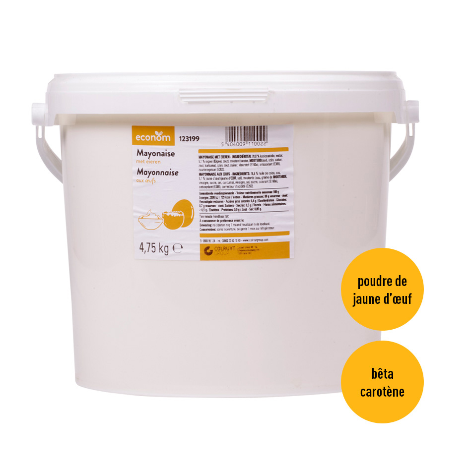 Mayonnaise aux oeufs 4,75kg