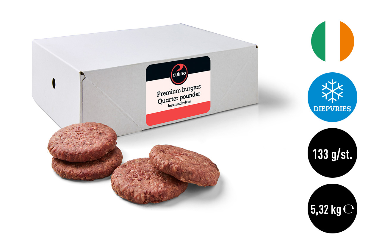 Premium burger Quarterpounder 133g 40st 5,32kg