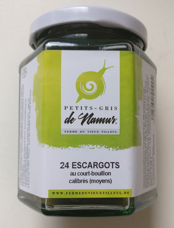 Escargots 24p calibrés 200g