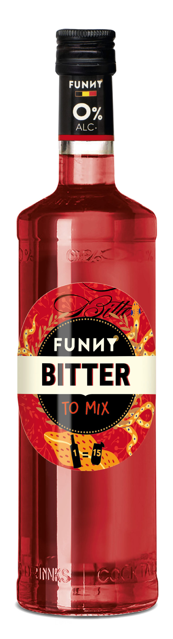 Funny bitter apéritif 0% 70cl