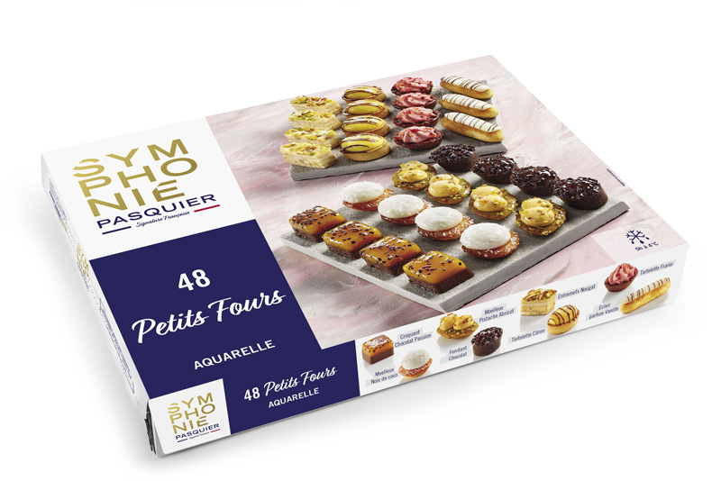 Petits fours Aquarelle 48st 665g