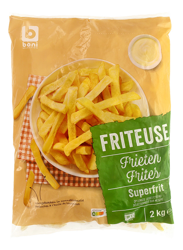 Frites superfrit précuites 14mm 2kg