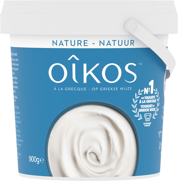 Yaourt Oikos nature entier 900g