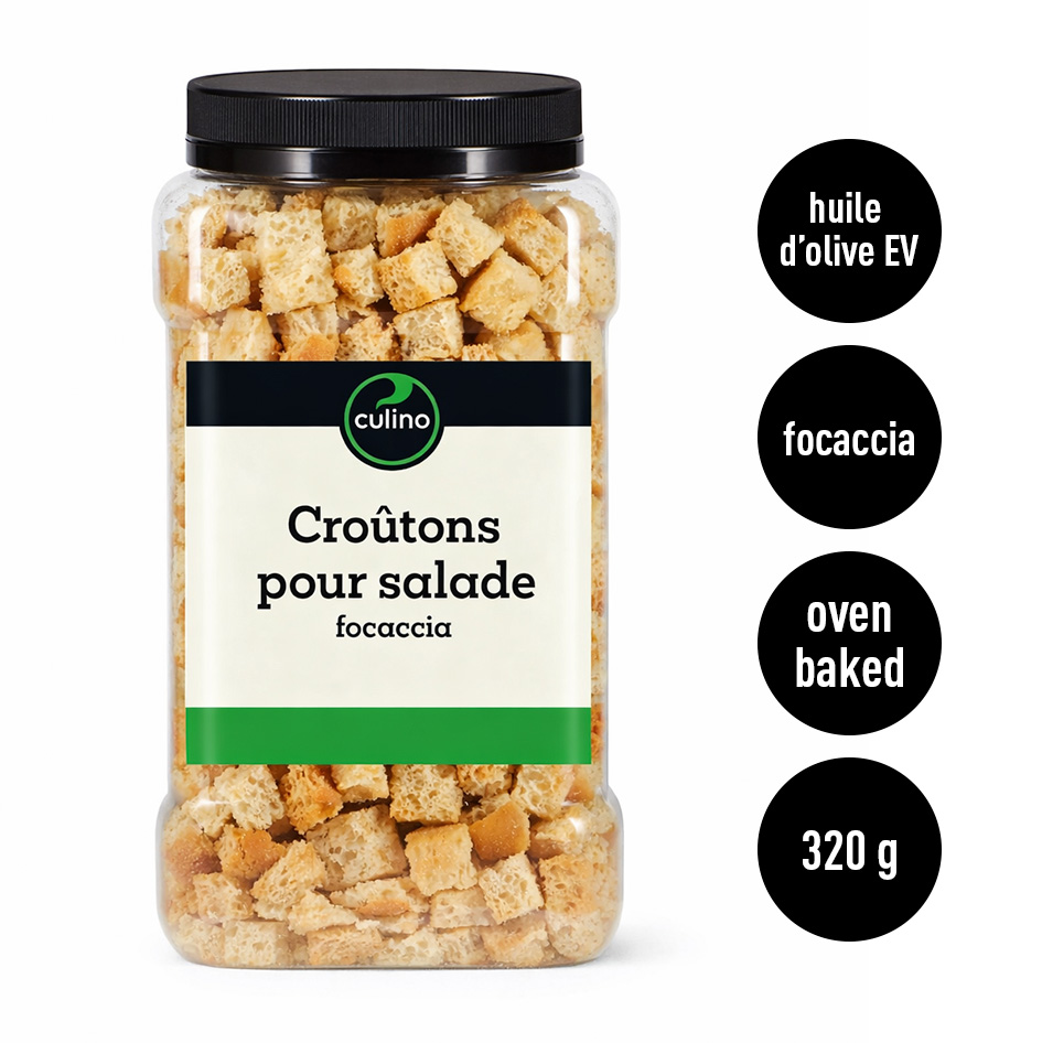 Croûtons pour salade focaccia 320g