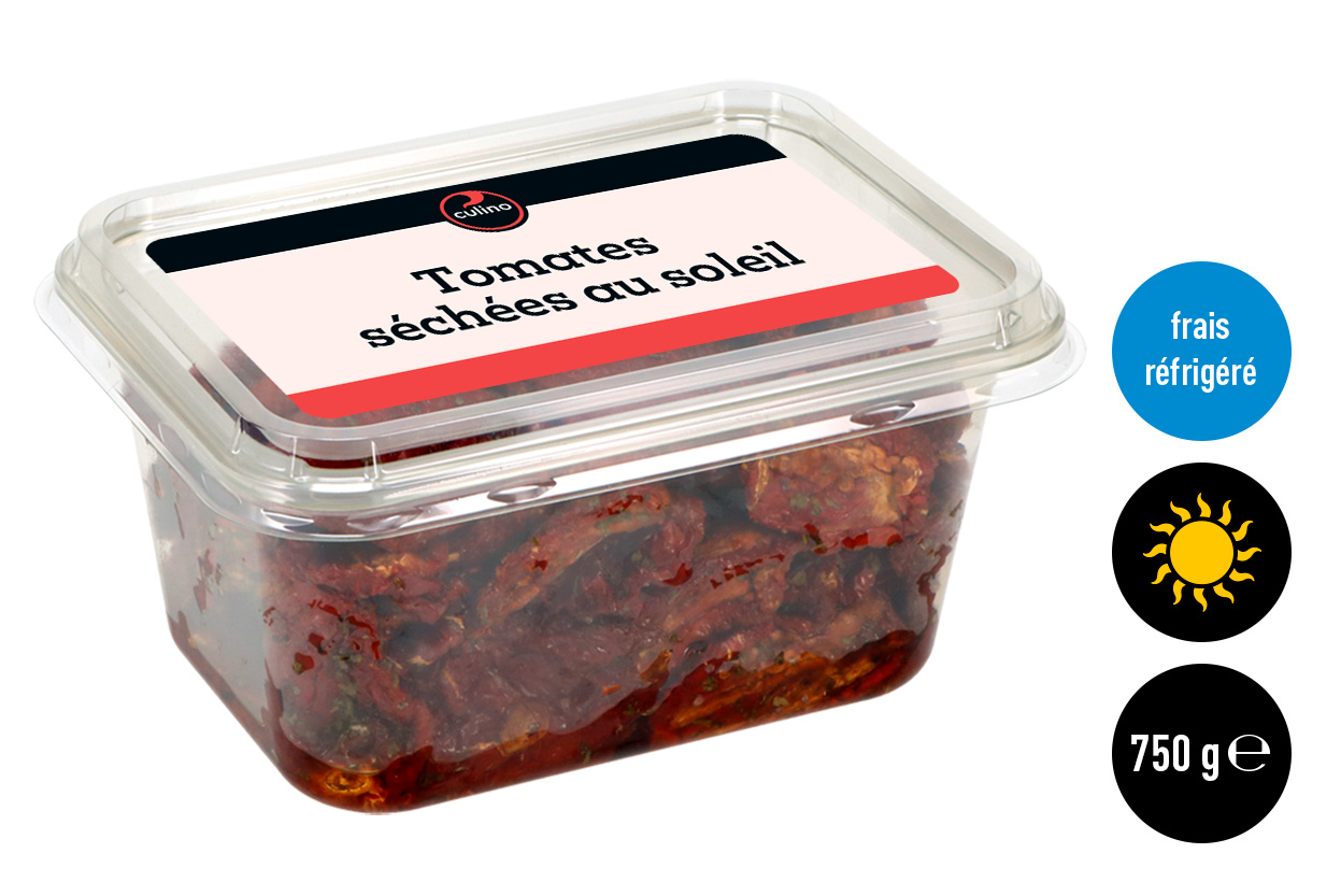 Tomates séchées au soleil 750g
