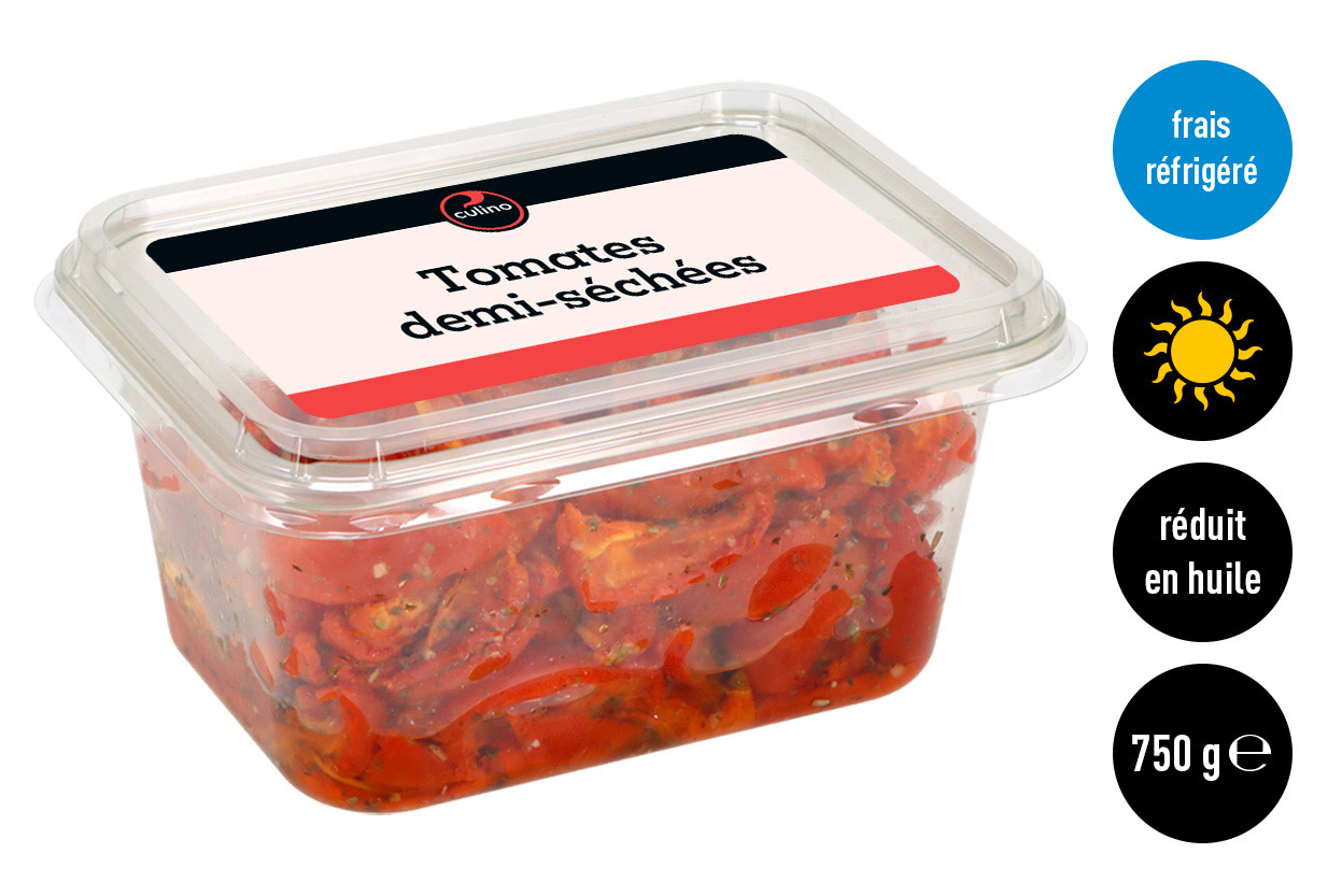 Tomates demi-séchées 750g