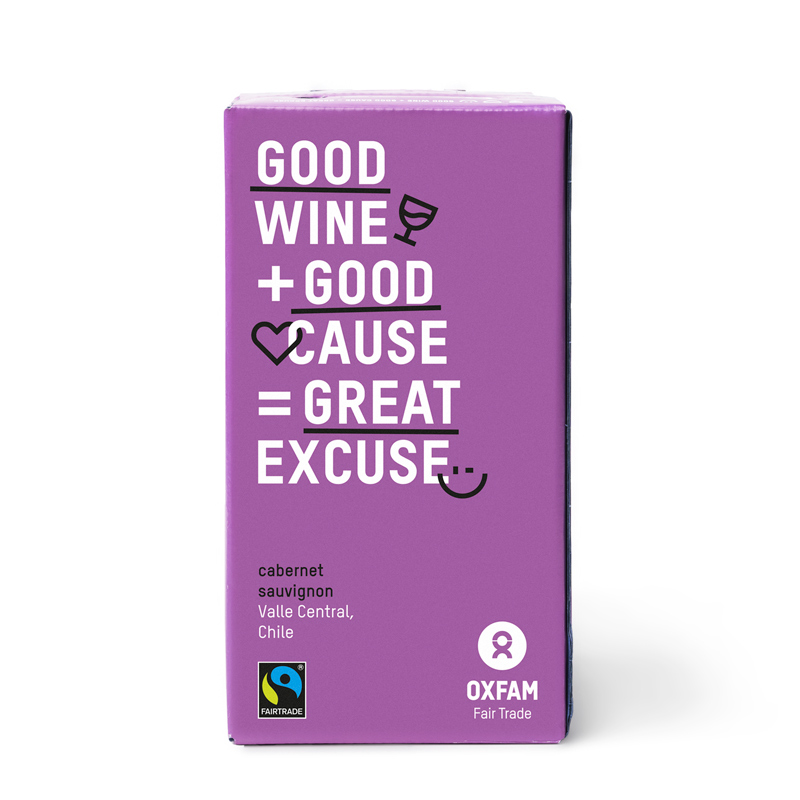 Cabernet Sauvignon rood Fairtrade BIB 3L