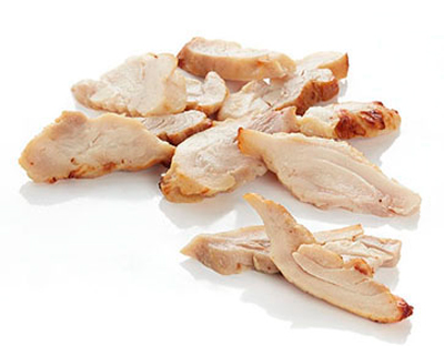 Cuisse de poulet cuite en lamelles 6-7mm 1kg