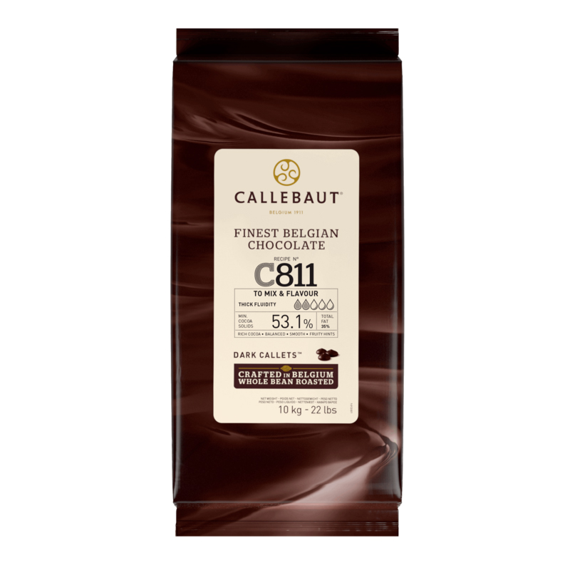 Callets donkere chocolade C811 53,1% 10kg
