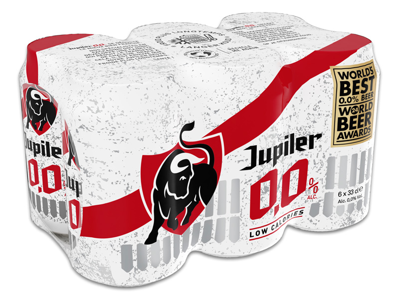 Jupiler pils 0,0% Cold Grip can 33cl