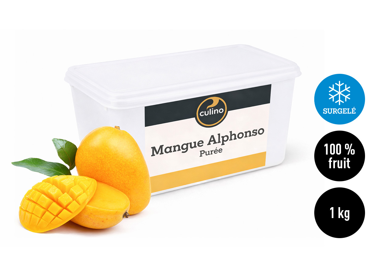 Purée de mangue Alphonso 100% fruit 1kg