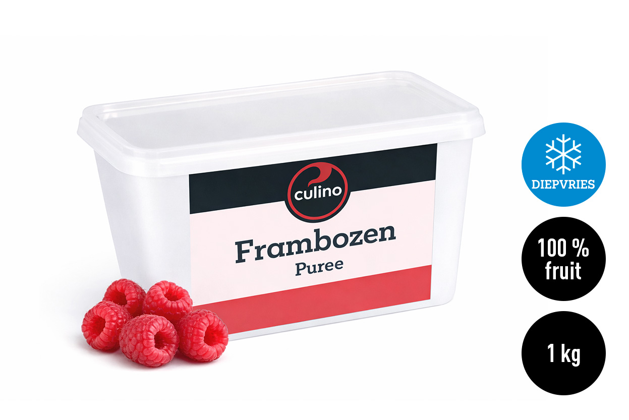 Frambozenpuree 100% fruit 1kg