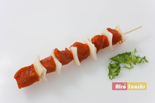 Varkensbrochette gemarineerd met ui 105gx30