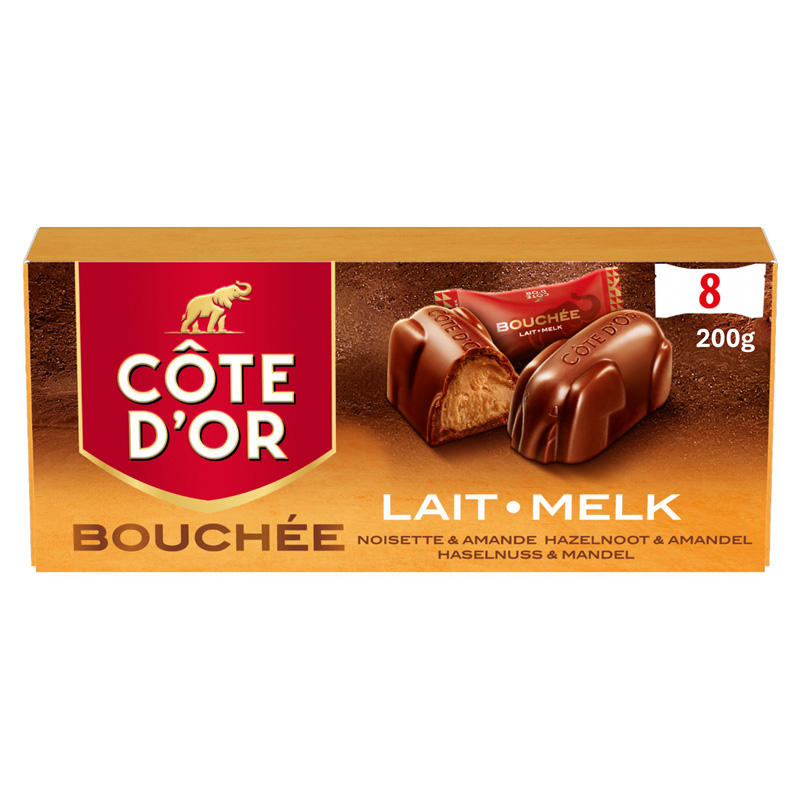 Bouchée melkchocolade 25gx8