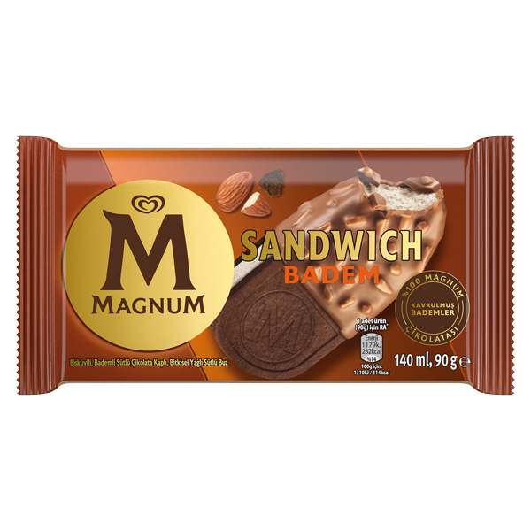 Magnum Sandwich Almond 140mlx20