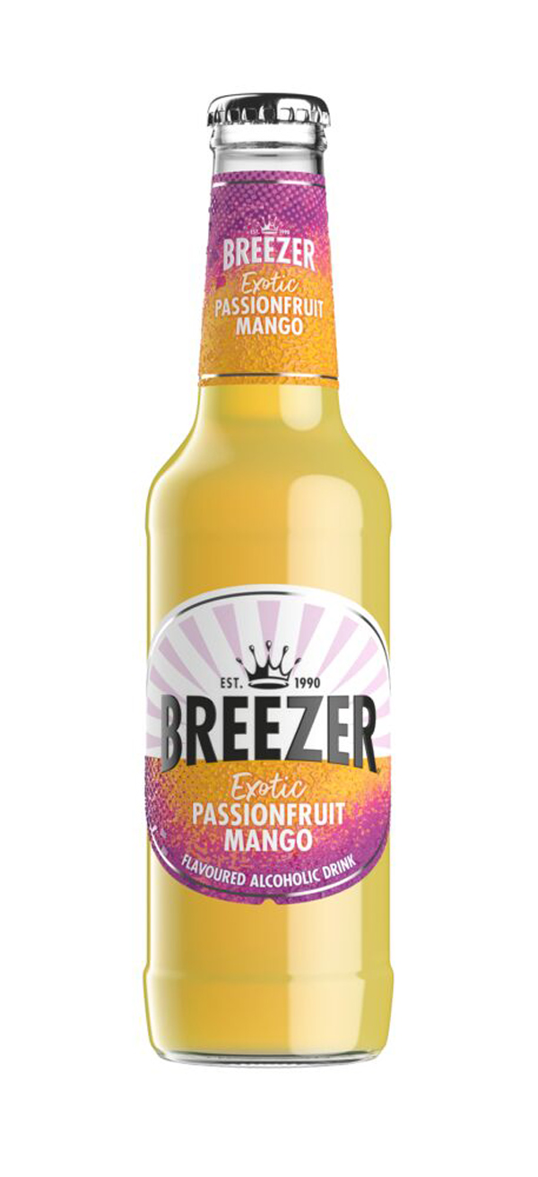 Breezer passionfruit-Mango 4% 27,5cl