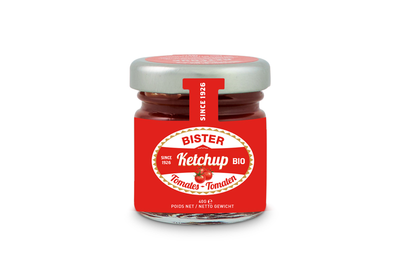 Ketchup aux tomates BIO 40gx72