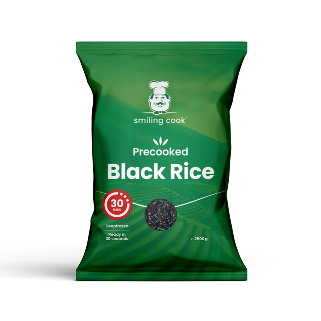 Zwarte rijst gekookt voorgekookt 2,5kg