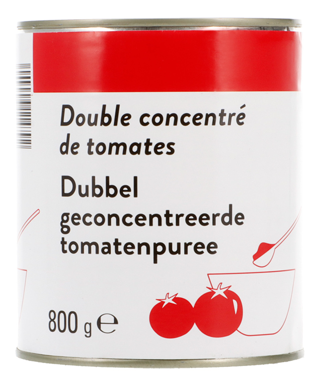 Double concentré de tomates 800g