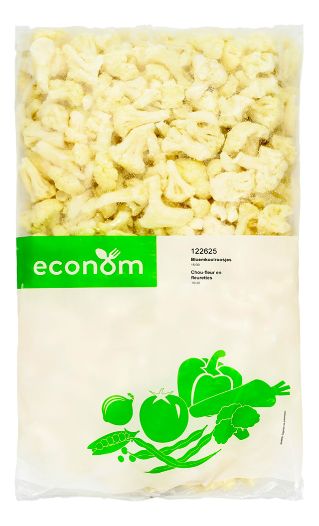 Choux-fleurs fleurettes 15/30 2,5kg