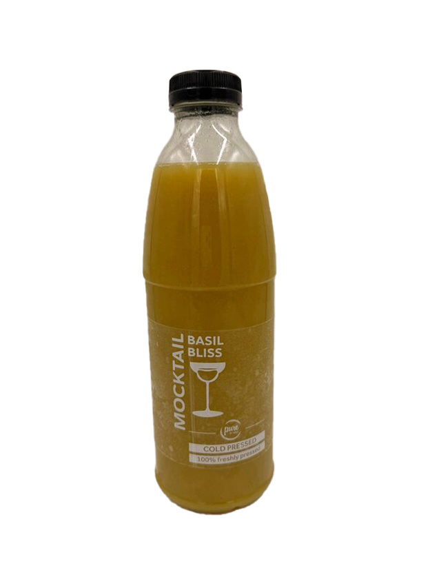 Mocktail ananas gingembre citron basilic 1L