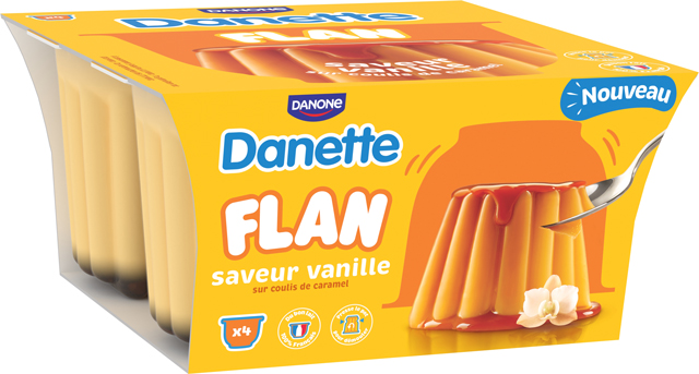 Flan vanille caramel 95gx4