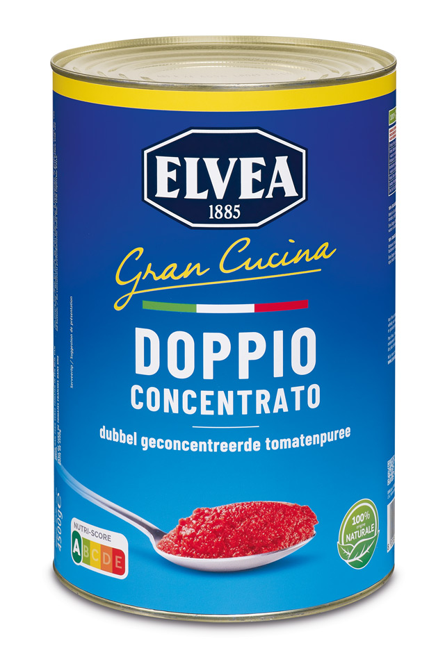 Tomatenpuree dubbel geconcentreerd 4,5kg
