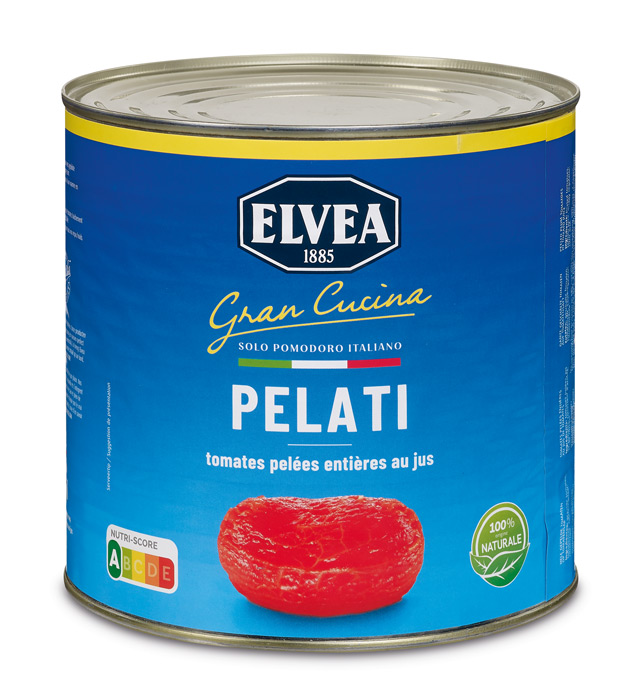 Tomates pelées/entières au jus de tomates 2,5Kg