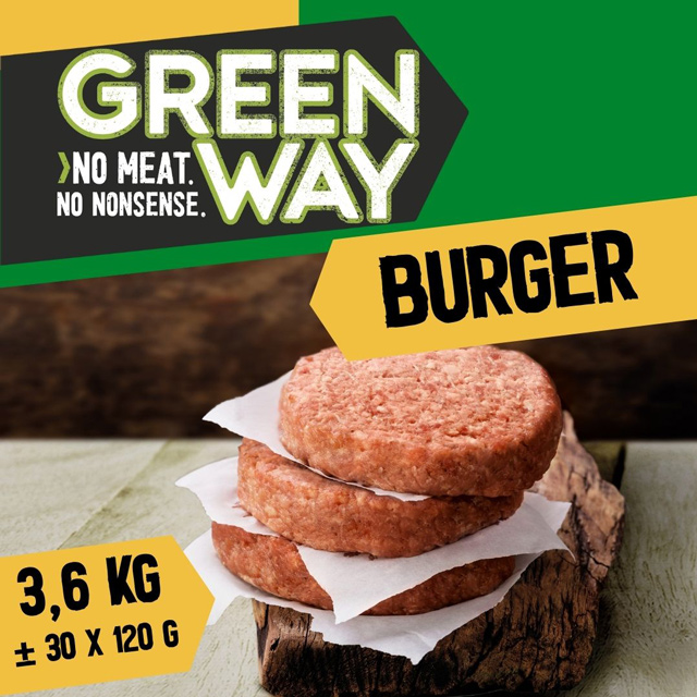 Burger vegan 120gx30