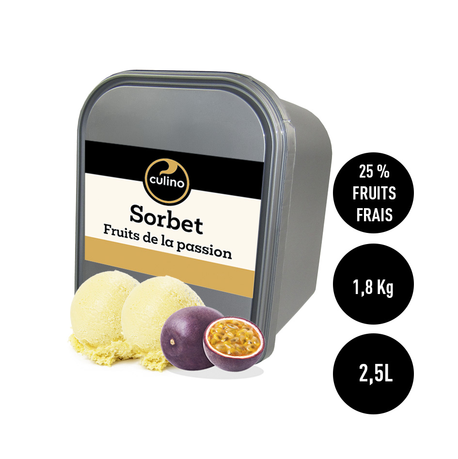 Sorbet fruit de la passion 2,5L